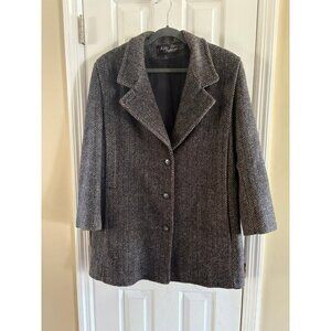 Vintage Blazer Noble Fashions Wool Herringbone